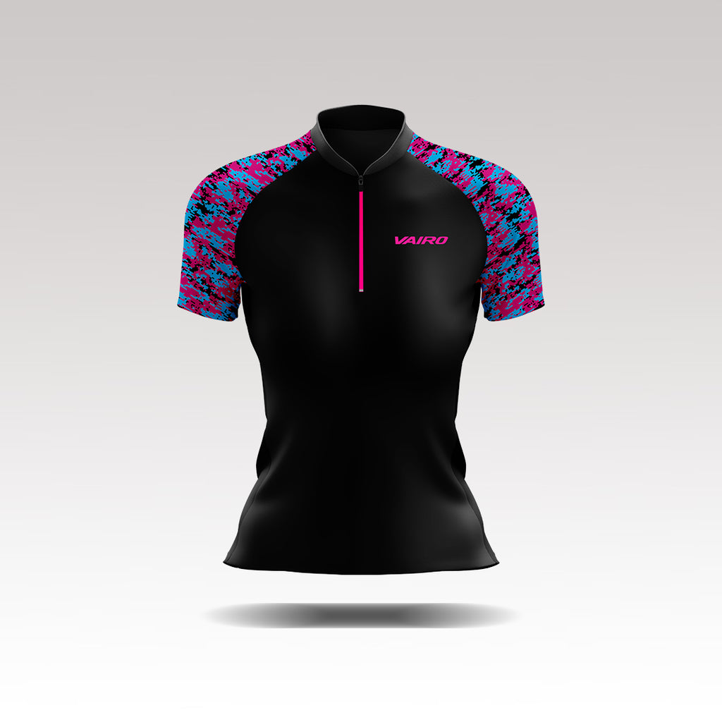 Casaca Raven Negro y Fucsia