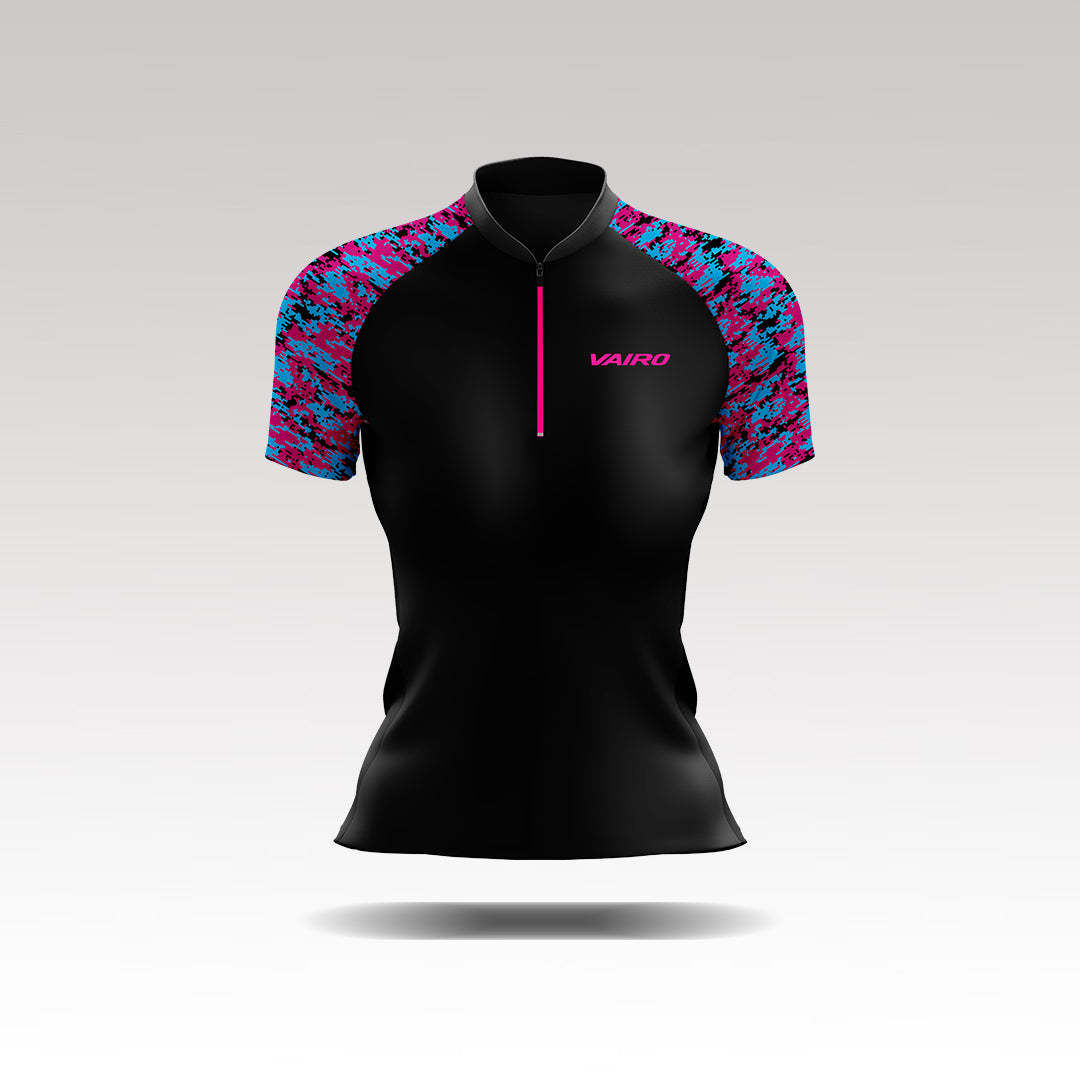 Casaca Raven Negro y Fucsia