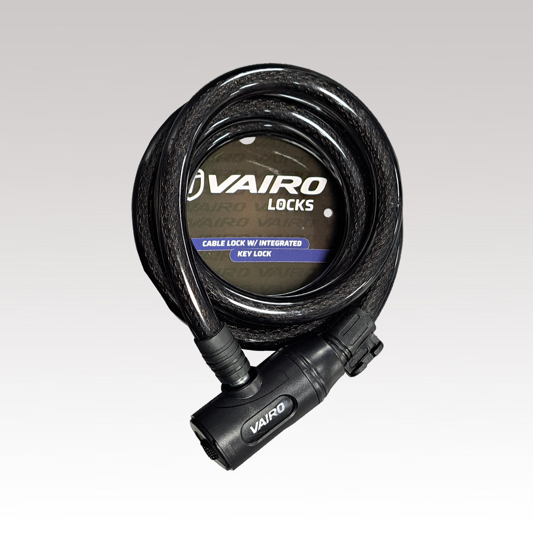 Linga de Seguridad Vairo Cable Lock With Bracket x12 15x1500mm | Máxima Protección para Tu Bicicleta