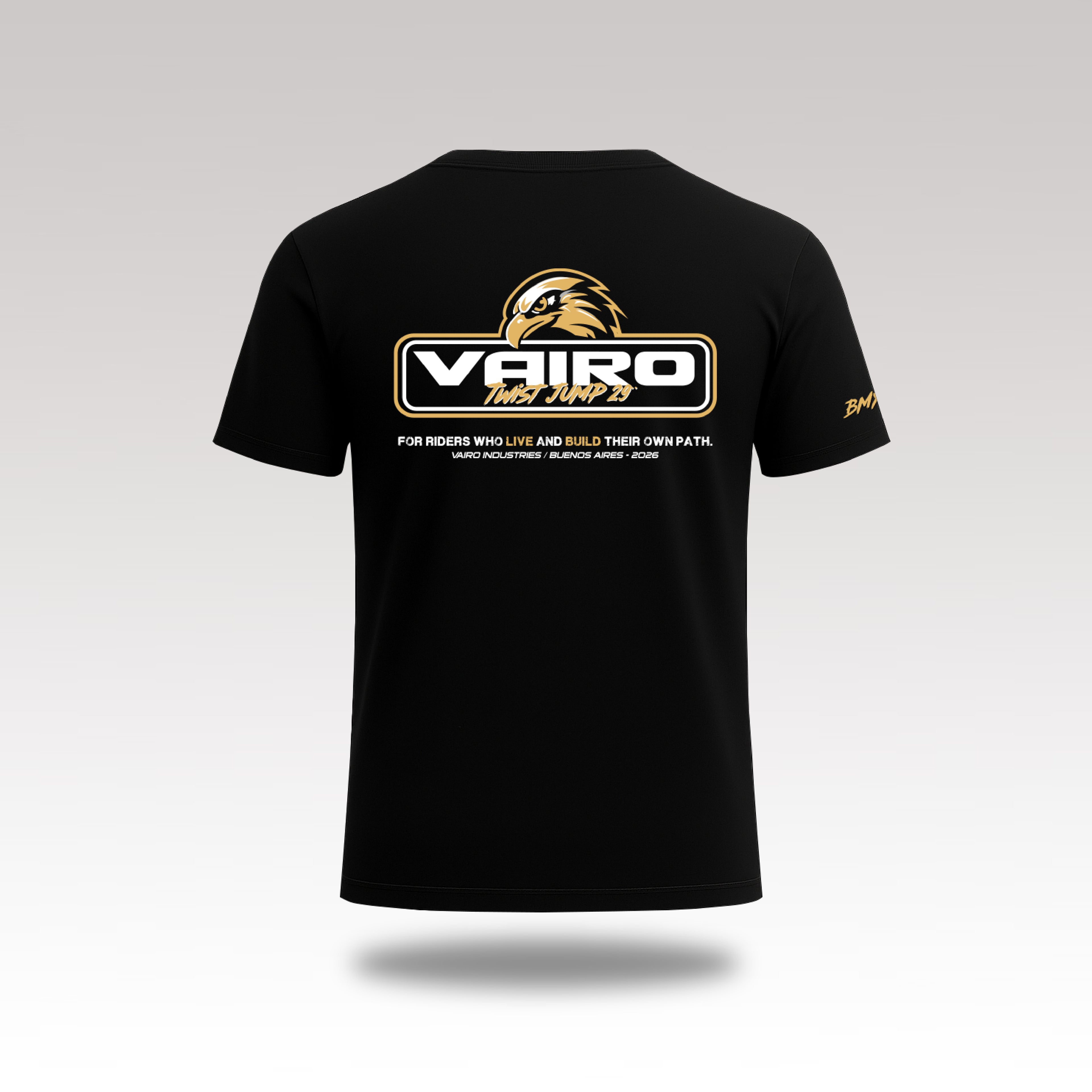Remera Vairo BMX/Twist Jump 29" Negro/Amarillo
